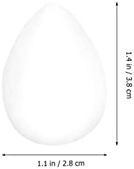 Didiseaon Сватбен Декор 100шт Пяна Яйца Бели Занаятчийски Топки от Стиропор Обхват От Бял Полистирен Моделиране