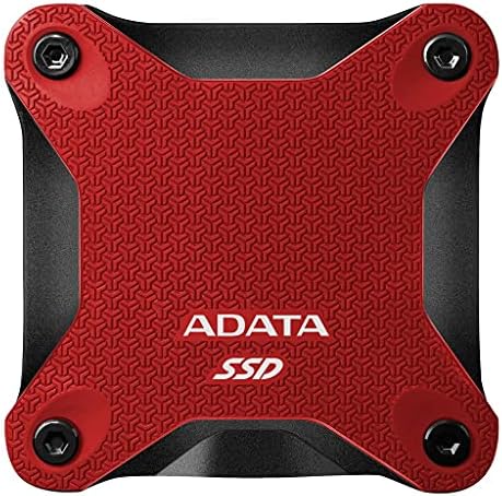 ADATA SD600Q 480 GB високоскоростен достъп до преносим здрав външен твърд диск - до 440 MB/s - 3D NAND USB3.2 Червено (ASD600Q-480GU31-CRD)