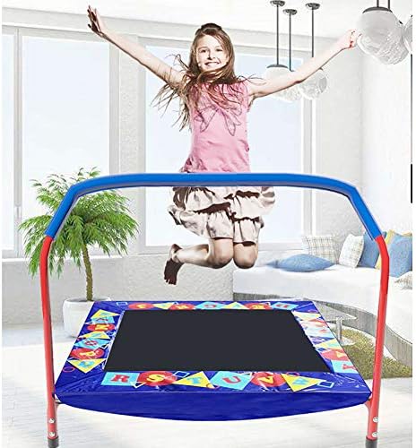 DULPLAY за вътрешна и Външна употреба, Мини Батут за помещения за малки деца, за деца със защитно площадка за фитнес зала,