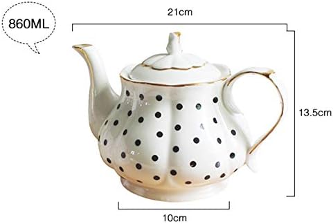 чайникът Порцеланови Заварочные чайници, Заварочные чайници с Капаци и дупки в порцеланов мрежа за Насипни чаени