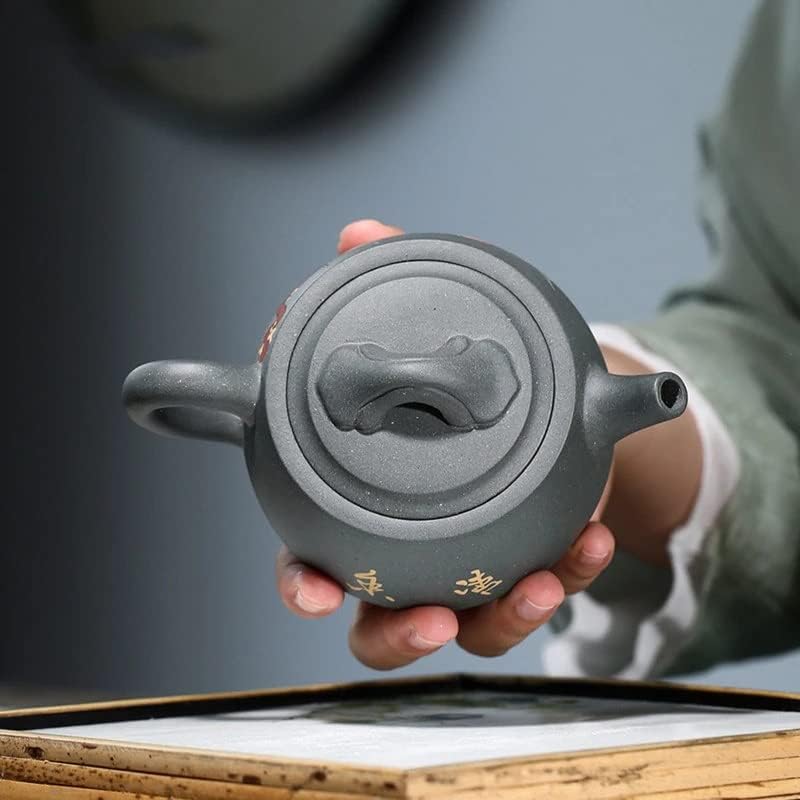 SEIJY Лилаво Глинени Кани Ръчно изработени Филтър за Красота Maker Домакински Zisha За Заваряване на чай Индивидуални Подаръци от Чай прибори (Цвят: A)