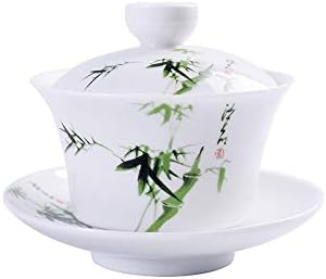 Перука Lemail Ръчно Рисувани Синьо-Бялата Порцеланова Чаена супа от супник Gaiwan Китайски Керамични Чай Набор от Купа