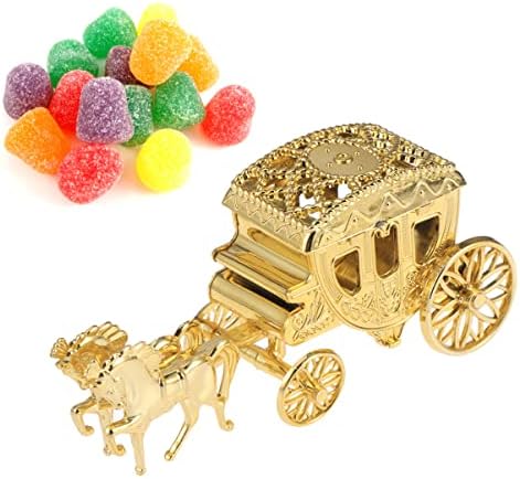 NUOBESTY Кралската Карета Кутия шоколадови Бонбони Декоративни Кутии За Подаръци Творчески Централните Подаръчни Кутии за Душата