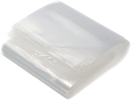 PATIKIL Прозрачни Плоски Открити Найлонови торбички Нелипкие Найлонови Опаковки за търговци на дребно 3 Mils 6x19,5
