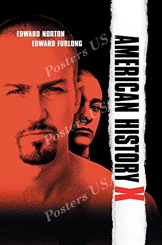 Специални щампи - Американска история X Плакат на филма, без текст Гланцово покритие, Направено в САЩ - MOV092