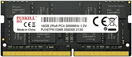 Оперативна памет на лаптопа PUSKILL DDR4 16 GB, 3200 Mhz 1.2 260Pin Паметта на Лаптоп Memoria