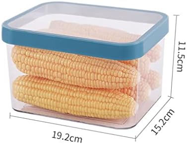 SLNFXC Кухненски прозрачна кутия за съхранение, кутия за съхранение в хладилник със запечатан капак, по-свеж (Цвят: D,