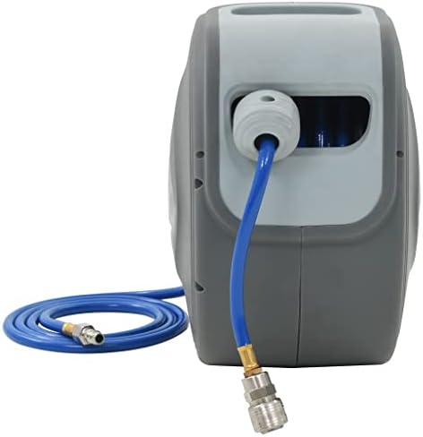 Автоматична макара за въздушен маркуч CUMYZO 1/4 65,6' Сив цвят (5,9 кг /12,98 кг) Пневматични Маркучи
