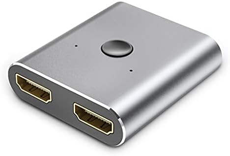 Преминете WDBBY HDMI 4K Bi-Direction 2.0 HDMI Switch 1x2/2x1 Адаптер 2 в 1 Конвертор (Цвят: както е показано, размер: един размер)