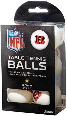 Топки за тенис с лиценз Franklin Sports Team - Топки за тенис на маса отбор NFL - Официални лога и цветовете на