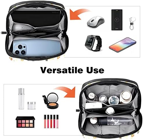 Преносим електронен органайзер за чанти, Коледна пътна чанта за съхранение на кабела за твърди дискове, USB, SD-карта, зарядно