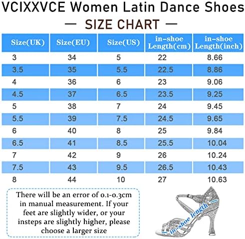 VCIXXVCE/ Женски Ботильоны за латино танци балната зала на мълния, Обувки за танци-Салса, Танго с Отворени