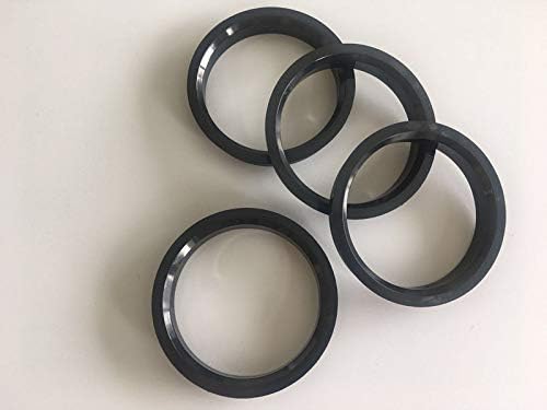 NB-AERO (Комплект от 4) Полиуглеродные пръстени за центриране на главината с диаметър от 72,62 мм до 70,5 mm с вътрешен диаметър