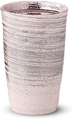 Керамична чашка за саке CtoC Japan, Мулти, 3,1 х 4,8 инча (7,9 х 12,2 см), 11,8 течни унции (350 cc), Елегантна Пискюл (Сребро), Пещ за изпичане на керамика, Съдове Arita, Произведено в Япон?