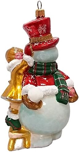Малко Момиченце Съм Бил Може Би Снежен Човек От Полски Стъкло Коледните Орнаменти И Декорации