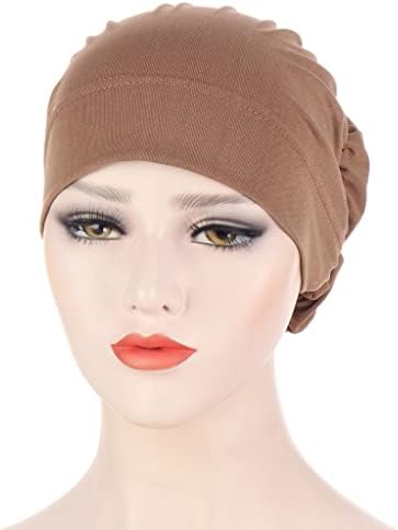 SAWQF/ Женски Hijabs, Дамски шапка с цветен Модел, индийски шапки, сеточка за Коса, Цвете Шапчица-Бини за Жените, Аксесоари за коса (Цвят: 3, Размера на: 1)