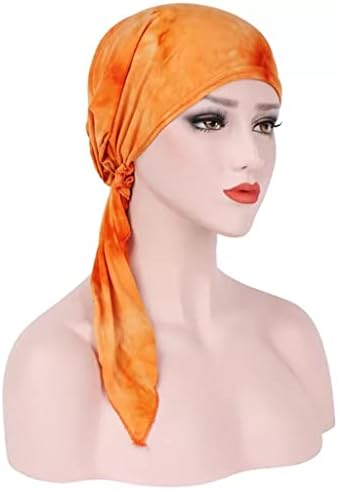 SAWQF Женски Hijabs, шапка, шал, шал, шапка, тюрбан на тъканта, шапка, Шапка, Дамски Аксесоари за коса, Шапка-шал (Цвят: 4, Размер: 1)
