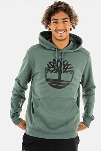 Пуловер с логото на Timberland Основната Tree Hoody С Качулка Brushback