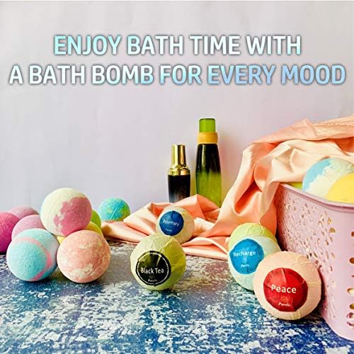 Подаръчен комплект бомбочек за вана с ароматерапия.24 подарък набор бомбочек за баня в индивидуална опаковка. Набор от