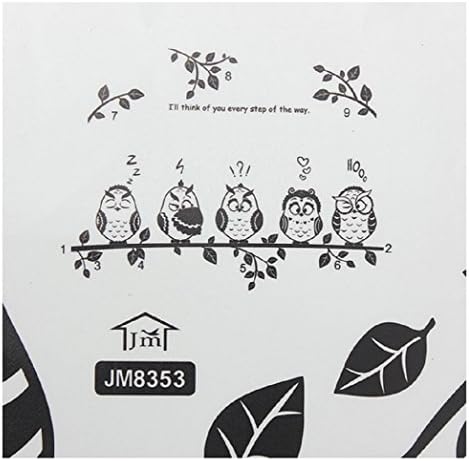 Бухал Птици, Детска Градина, Детска Спалня Начало Декор САМ Стикер на Стената от 24/7 store