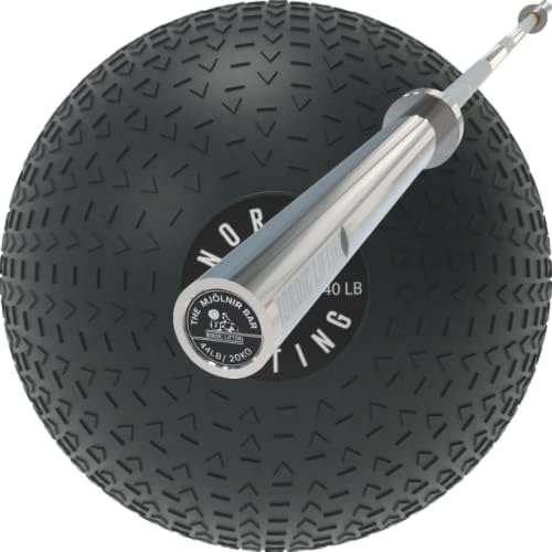 Комплект Шлем Топка с тегло 40 килограма с Олимпийски щанга за Пауэрлифтинга Mjolnir