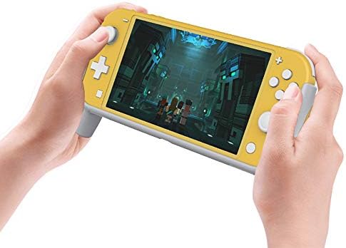 Azakio, Калъф-дръжка за Nintendo Switch Lite,Ергономична Ръкохватка за Nintendo Switch Lite, Аксесоари за Switch Lite (жълт)