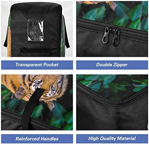 N/A Долната Чанта За Съхранение С Голям Капацитет - Тигровое Одеяло С Животни, Органайзер За Дрехи, Украса, Спестяване