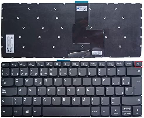 Клавиатура за лаптоп, съвместима за Lenovo IdeaPad 320-14 320-14ISK 320-14IKB 320-14AST 320 S-14IKB 320 S-14IKBR,