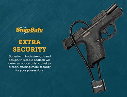 Кабели SnapSafe Lockbox за огнестрелни оръжия, Велосипеди, Шкафове и ценни неща