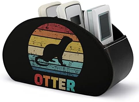 Ретро Кутия за съхранение на дистанционното управление Otter, Мултифункционален Държач на дистанционното управление за телевизора,