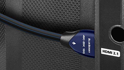 AudioQuest Blueberry 4K-8K 18 Gbit/с HDMI кабел с дължина от 0,75 м (2,4 метра) (2 комплекта)