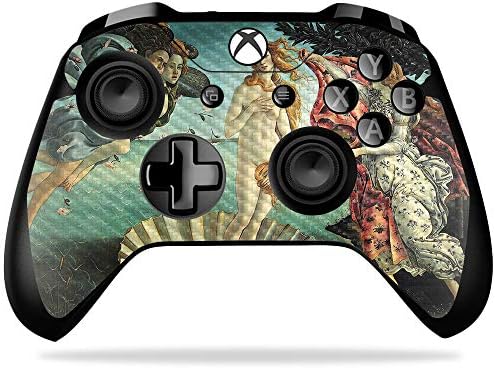 Обвивка от въглеродни влакна MightySkins контролера на Microsoft Xbox One X - Almond Blossom | Защитно, Трайно