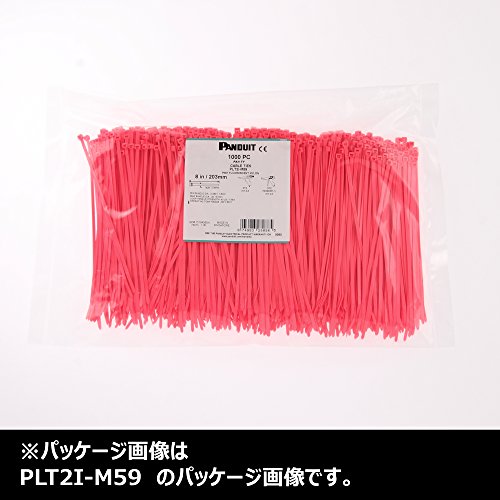Кабелна замазка Panduit PLT1M-M59, Дребничка, Найлон 6,6 инча, дължина 3,9 инча, флуоресцентно розово (1000 броя в опаковка)