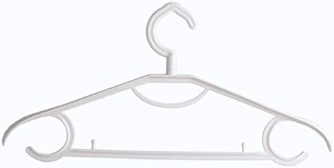 N/A Закачалка Портативна Пластмасова Витрина Ветрозащитный Шкаф Закачалка за палто и панталони За съхранение на дрехи R (Цвят: бял, размер: 43 * 20 см)