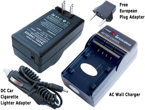 iTEKIRO AC Стенно Зарядно за Кола dc Комплект за Sony MVC-FD81 MVC-FD83 MVC-FD83K MVC-FD85 MVC-FD87 + USB кабел за зареждане iTEKIRO 10-в-1