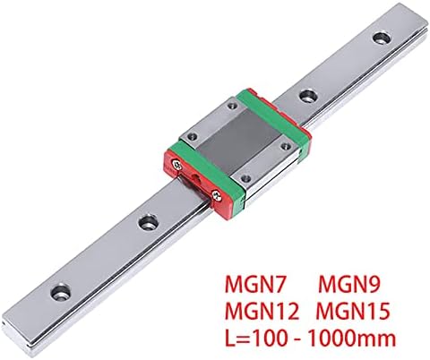 WUXUN Professional 1 бр. линейна употреба MGN9 + 1 бр. каретка MGN9H, миниатюрни линейна употреба MGN12 MGN7 MGN15 MGN9