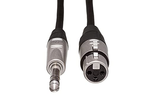 Балансиран кабел Hosa HXS-005 REAN XLR3F - 1/4TRS Pro, 5 Метра