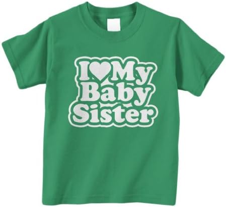 Тениска за новородени бебета/деца Threadrock Little Boys 'I Love My Baby Sister