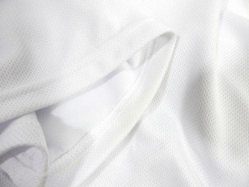 2021 Детройт Тайгърс Бо Бъроуз #37 Освободена игра Pos Подержанная Бяла Риза 44 188 - Използваните в играта тениски MLB