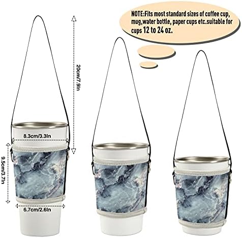 За многократна употреба калъф за чаши кафе на xigua, Неопреновый държач за чаши /Чаши за топли студени напитки с дръжка