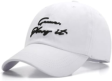 Памучен бейзболна шапка BBDMP, Ежедневни Универсална Лятна бейзболна шапка с крем, Дамска Лятна шапка (Цвят: E)