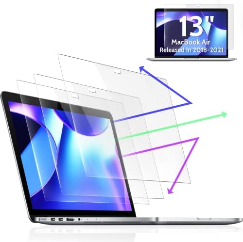 3 Бр. Защитно фолио за екрана от синя светлина, която е съвместима с MacBook Pro 16 инча (2021-2023, M1, M2)-A2485/A2780, 16,2 За преносим компютър Mac, филтър от отблясъци, UV-блокер екран Защ?