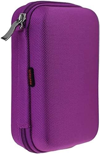 Часовници Navitech Purple и чанта за аксесоари Съвместима с фитнес тракера Threesheep