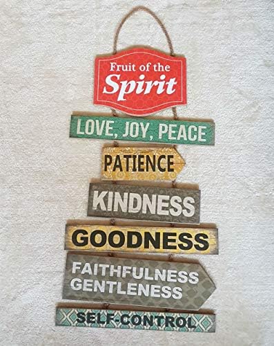LivingbyFaith Плод на Духа, Окачена на стената / Вдъхновяващи стенно изкуство / боядисани стени / Начало декор / Подаръци