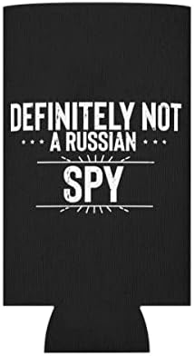 Ръкав Охладител за Бира банки Весел Определено Не е Руски Агент-шпионин, Любител на Подръчни, Хумористичен Разузнавач, Любител