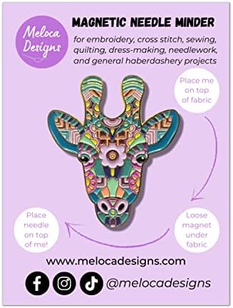 Игольница Meloca Designs Мандала Жираф за бродерия на кръстат бод, Бродерия, Шиене, Капитониране, Бродерия и Галантереи