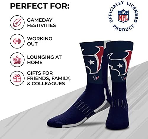 Чорапи за отбора FBF NFL Youth V Curve Team Crew, Обувки за момчета и Момичета, Облекло за игра на деня