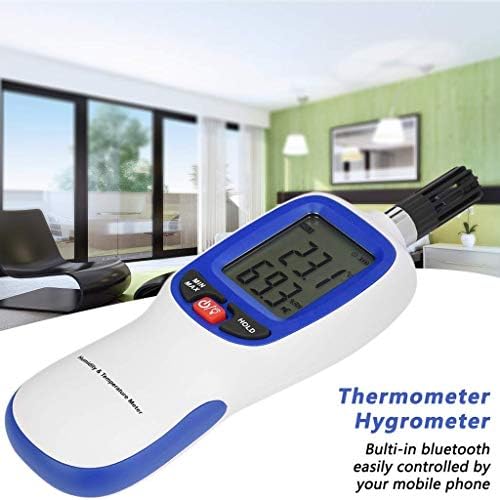 Стаен термометър WDBBY, голям стенен термометър, м с подсветка, дигитален psychrometer, термометър-влагомер