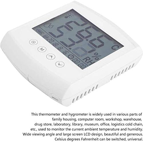 WDBBY Стаен Термометър Цифров Термометър, Влагомер за вътрешни Помещения Сензор за Температура И Влажност на въздуха Хьюмидора