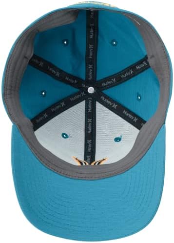 Мъжка шапка Hurley - H2O-DRI Max Icon, Приталенная Шапка с Извит полета, Еластична